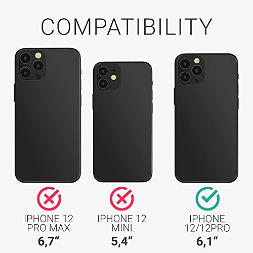 kwmobile Case Compatible with Apple iPhone 12 / iPhone 12 Pro Case - Soft Slim Protective TPU Silicone Cover - Awesome Pink - color: Awesome Pink