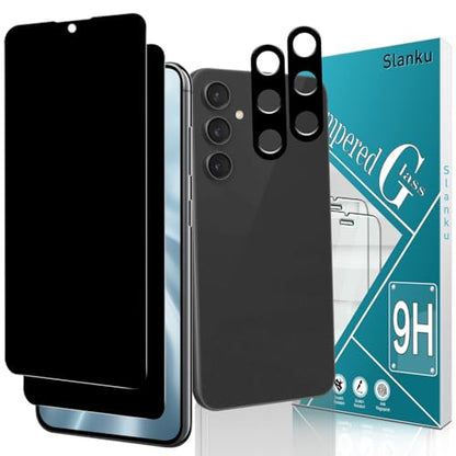 Slanku Privacy Screen Protector for Samsung Galaxy S23 FE Tempered Glass - size: samsung s23 fe