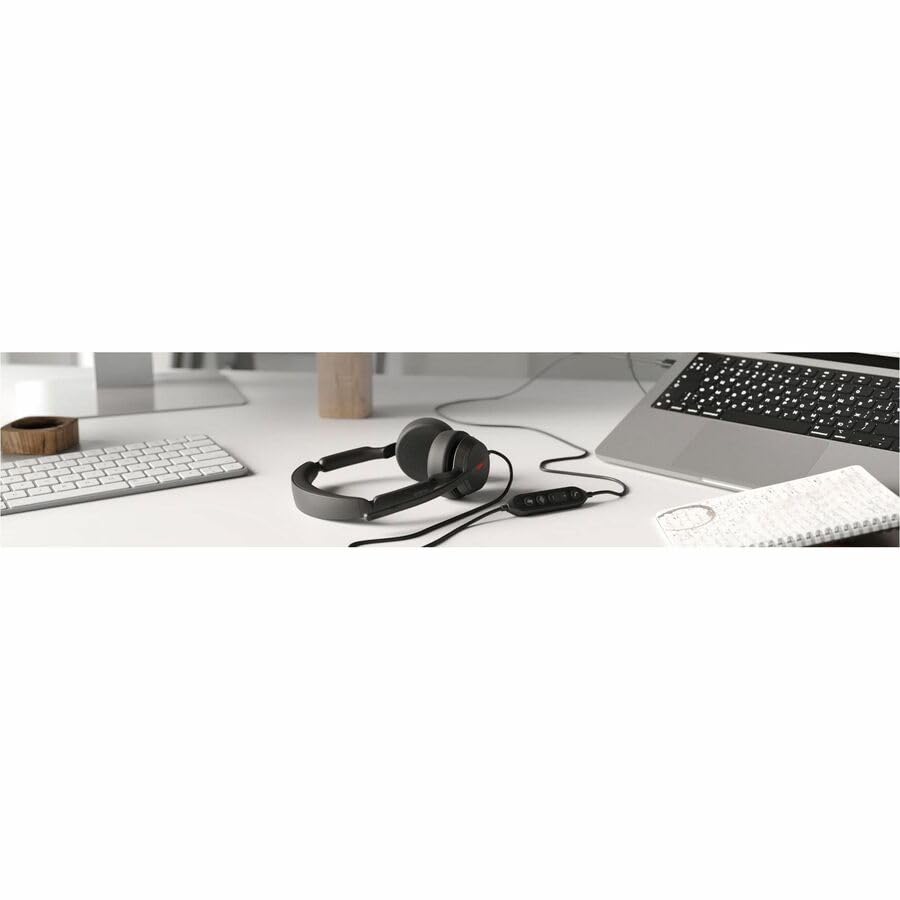 Yealink UH44 Wired USB Headset for Work, USB-C/A, 2 Noise-Canceling Mics