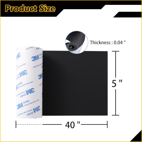 Upgraded Silicone Furniture Pads, 5 x 40 Inch Non Slip Rubber Pads
