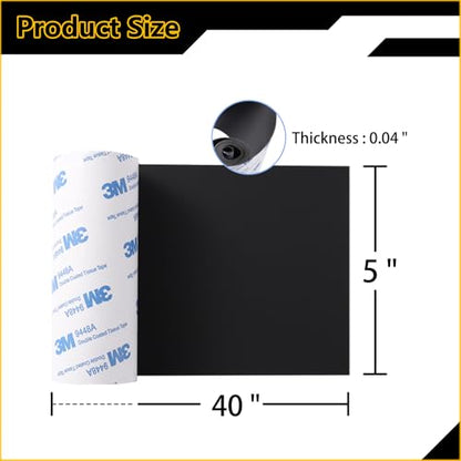 Upgraded Silicone Furniture Pads, 5 x 40 Inch Non Slip Rubber Pads