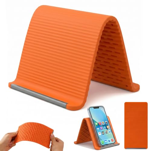 Flexible Silicone Phone Stand Foldable Adjustable Desk Holder for Travel