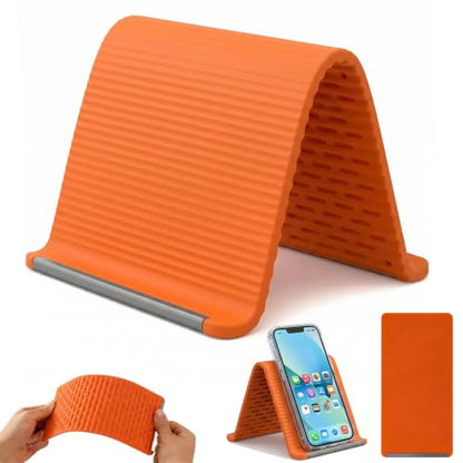 Flexible Silicone Phone Stand Foldable Adjustable Desk Holder for Travel