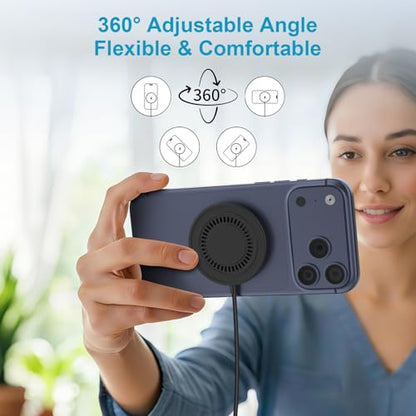 Magnetic Charger Google Pixel 11 Pro Wireless Charger 15W Fast Charging Pad - color: black