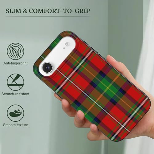 Clan Boyd TartanAnti-Yellowing Soft TPU Phone Case for iPhone 17, Shockproof and Scratch-Resistant Case - color: black-style-211