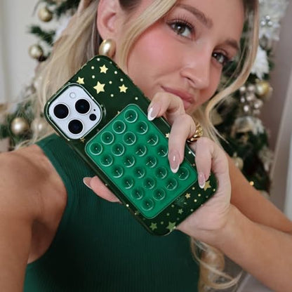 Velvet Caviar Suction Cup Phone Case Mount Compatible with MagSafe Devices Only - Magnetic Silicone Sticky Phone Grip Holder for iPhone Back of Phone - Mirror Gripper (Emerald Green) - color: Emeral Green