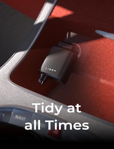LISEN Retractable Car Charger 4 in 1 for Cars, 84W Retractable USB C, Black - color: Black, size: 31.5 Inch