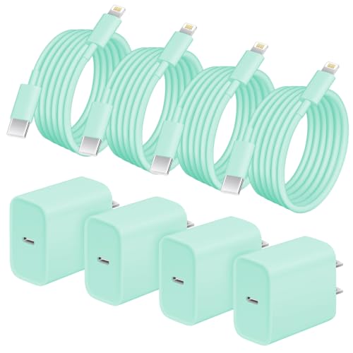 AISNI Fast Charging for iPhone 14/13/12 Fast Charger with 6 FT Long Cable - color: Green