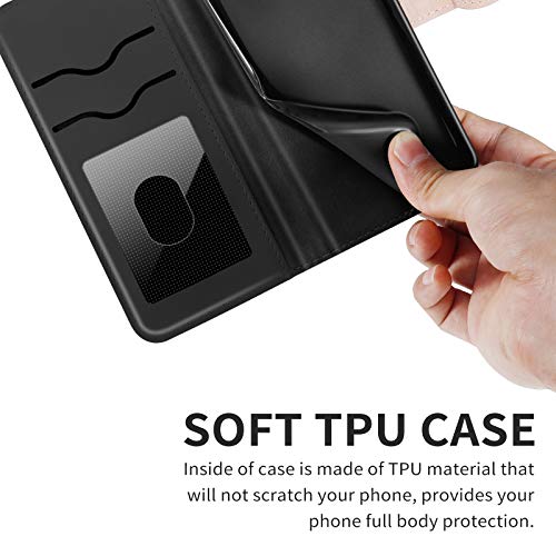 Wallet Case for Samsung Galaxy S26 2026 with Card Holder,Black | Credit Slots, Wrist Strap, Folio Kickstand ,Shockproof TPU Shell,Magnetic Closure PU Leather Protective Phone Cover - color: Black, size: samsung galaxy s26