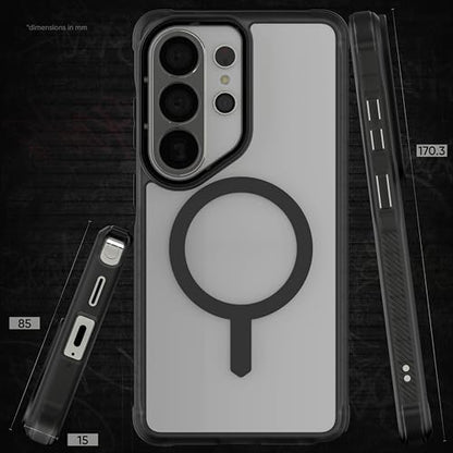 Ghostek Covert Clear Galaxy S26 Ultra MagSafe Case with Magnetic Ring, Slim Thin Military Grade Shockproof Phone Cover Compatible with 2026 Samsung S26 Ultra (6.9") (Smoke Matte) - color: Smoke Matte, size: Galaxy S26 Ultra