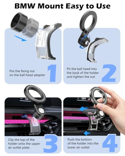 CloudValley Car Phone Holder for BMW