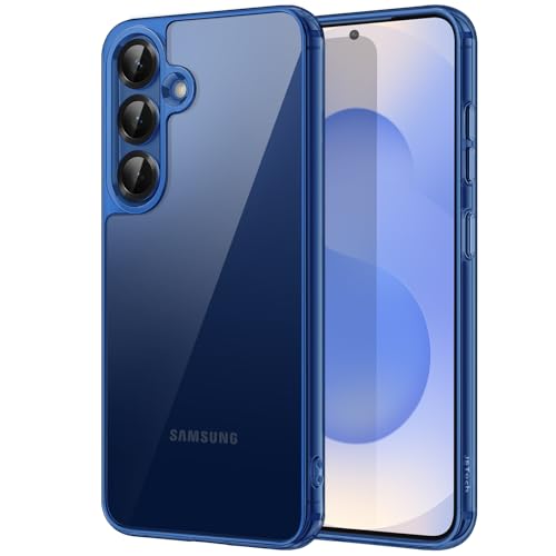 JETech Case for Samsung Galaxy S25 5G, Non-Yellowing Shockproof Bumper Protective Phone Cover, Anti-Scratch Hard PC Back (Navy) - color: Navy, size: Galaxy S25