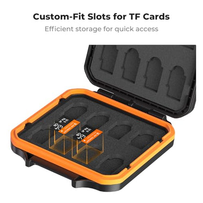K&F CONCEPT 16 Slots Micro SD Card Case, Card Holder Organizer - size: For 16 Micro SD(TF)