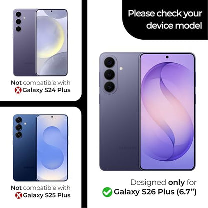ArmorSuit 2 Pack Paper-Feel Texture Screen Protector for Samsung Galaxy S26 Plus (6.7-Inch) Case Friendly, Fingerprint Unlock Compatible, MilitaryShield Matte Film - Made in USA - size: S26 Plus-M