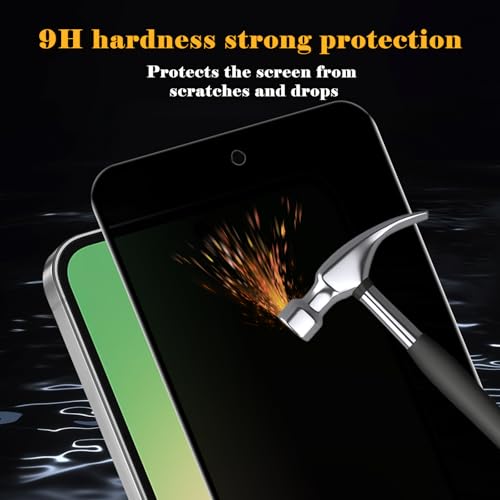2 Pack Privacy Screen Protector for Samsung Galaxy A56, Tempered Glass Film full Coverage Anti Scratch, Anti-Spy, 9H Hardness, Bubble Free for Samsung Galaxy A56 Privacy Screen Protector - size: Samsung Galaxy A56
