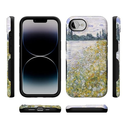 Casely iPhone 16e Case | Monet's Summer Landscape | The Met Museum | Bold Protective Design | Compatible with MagSafe - color: Monet's Summer Landscape | The Met Museum