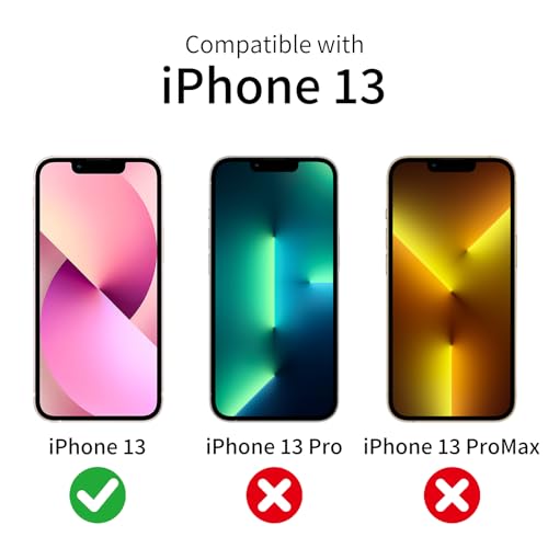 3 Pack Tempered Glass Screen Protector for iPhone 13/13 Pro/14/16e, 9H Hardness, Scratch Resistant, HD Clear, Case Friendly, Bubble-Free, Easy Install - size: iPhone 13/13 Pro/14/16e