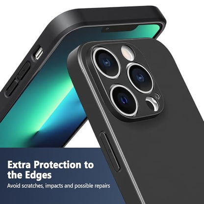 FanTEK Phone Case Compatible with iPhone 13 Pro Max Case, Anti-Scratch & Fingerprint Phone Case Protective Cover, Matte Black - size: iPhone 13 Pro Max