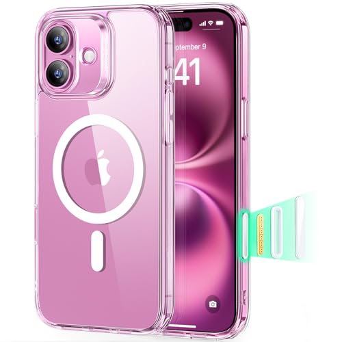 ESR for iPhone 16 Plus Case for MagSafe, Camera Control, Clear | Ultra Slim, 3X Military-Grade Drop Protection, Magnetic Phone Case, Impact Absorbing, Resists Scratches - color: Clear, size: iPhone 16 Plus 6.7 inch