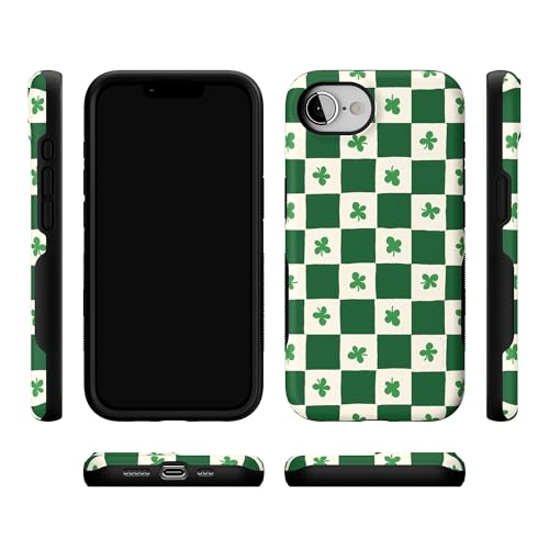 Casely iPhone 16e Case | Lucky You | Shamrock | Bold Protective Design | Compatible with MagSafe - color: Lucky You | Shamrock
