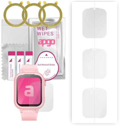 apgo 3x Hydrogel Ultra-Clear Screen Protector for Sytifro D39, Hydrogel Film, Flexible, Soft TPU with positioning layer easy installation