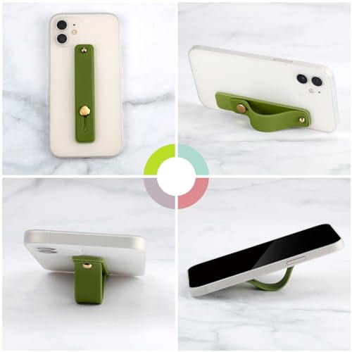 Weewooday 12 Pcs Phone Finger Strap, Classic Colors - color: Classic Colors