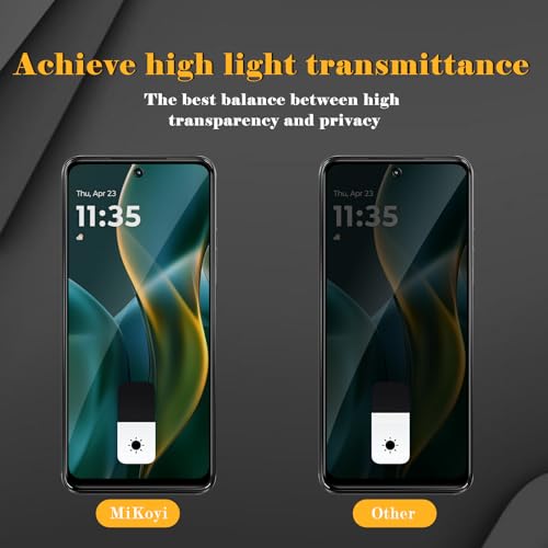 2 Pack Privacy Screen Protector for Motorola Moto G 5G 2025, Tempered Glass Film full Coverage Anti Scratch, Anti-Spy, 9H Hardness, Bubble Free for Moto G 5G 2025 Privacy Screen Protector - size: Motorola Moto G 5G 2025