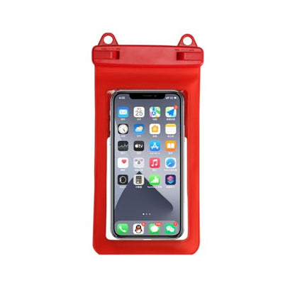 Waterproof Phone Pouch, IPX8 Waterproof Phone Case for iPhone 17/16/15/14 Pro Max, Cell Phone Dry Bag for Beach & Cruise Essentials, Touch Screen, Lanyard Included, (Fits Up to 7.5”)-Red - color: Red