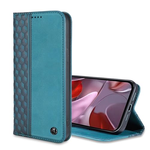 Wallet Case for Google Pixel 9A 2025 6.3 Inch - PU Leather Flip Cover with Card Holder Slots, Strong Magnetic Folio Kickstand Phone Case, Green - color: Green, size: google pixel 9a 6.3"