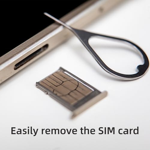 16pcs SIM Card Removal Tool Kit,SIM Ejector Tool,Phone Card Tray Opener Pin,Standard Key for Most Cell Phones Tablets Mobile Devices