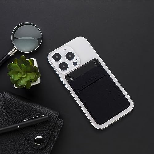 2PCS Phone Wallet Stick on,Card Holder for Phone Case,Phone Card Holder