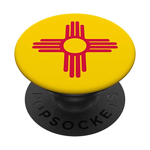 New Mexico Smartphone Grip - NM State Flag PopSockets PopGrip: Swappable Grip for Phones & Tablets