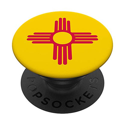 New Mexico Smartphone Grip - NM State Flag PopSockets PopGrip: Swappable Grip for Phones & Tablets