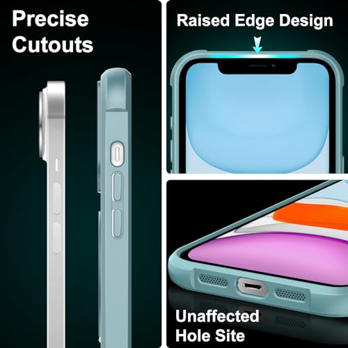 360°Magnetic Swivel Ring for iPhone 11 case-Lake Blue - color: Lake blue, size: iPhone 11