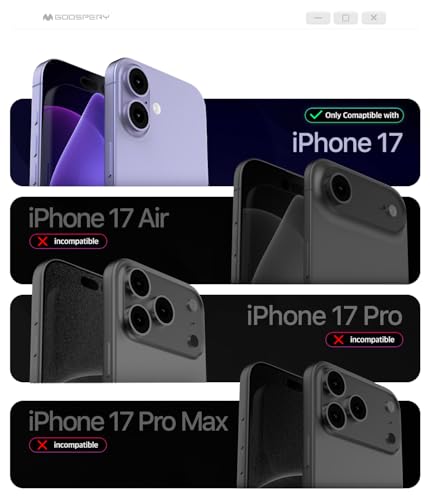 GOOSPERY Bluemoon Folio Wallet Case for iPhone 17, Flip Cover with Card Holder, Kickstand, Magnetic Closure, Shockproof TPU + PU Leather - Wine - color: Wine, size: iPhone 17
