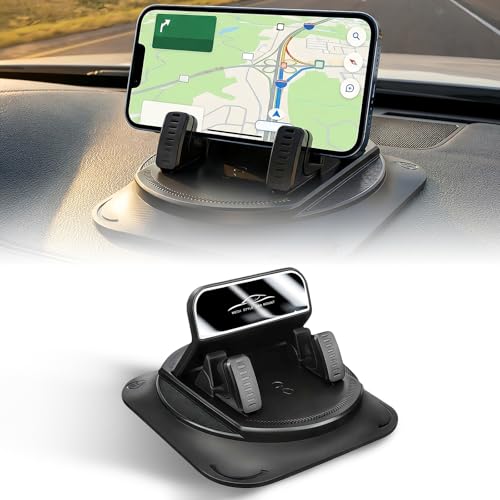 Car Dashboard Phone Holder, Anti-Slip Car Phone Holder 360 Degree Rotation