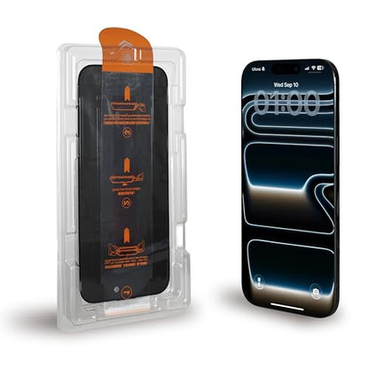 Dreem Privacy Screen Protector for iPhone 17 Pro Max – 28° Anti-Spy Tempered Glass, 9H Hardness, Oleophobic Coating, Bubble-Free, Case Friendly, HD Clear Privacy Glass Film - size: iPhone 17 Pro Max