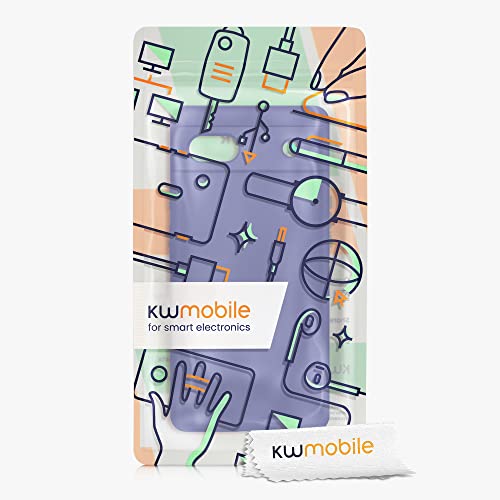 kwmobile Case Compatible with Google Pixel 6a Case - TPU Silicone Phone Cover with Soft Finish - Blue Violet - color: Blue Violet, size: Pixel 6a