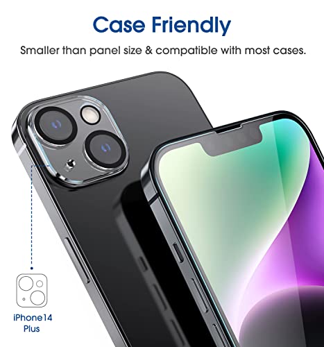 amFilm OneTouch for iPhone 14 Plus Screen Protector 6.7'' Tempered Glass - size: 14-6.7”