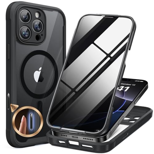 miracase Privacy for iPhone 16 Pro Max Case, 25° Anti-Spy, Black - color: Black, size: iPhone 16 Pro Max