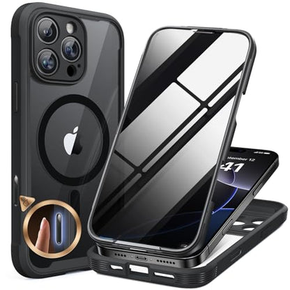 miracase Privacy for iPhone 16 Pro Max Case, 25° Anti-Spy, Black - color: Black, size: iPhone 16 Pro Max