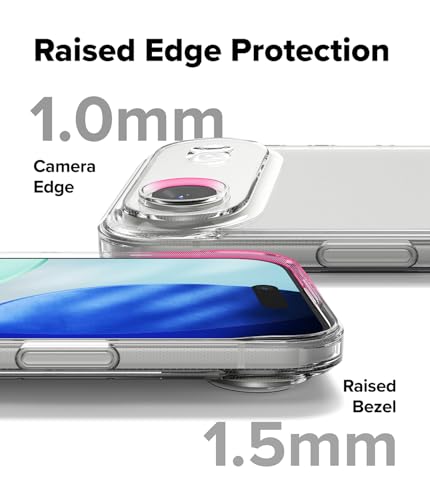 Ringke for iPhone Air Case [Fusion Matte Clear] | Oil & Dirt Resistant, Anti-Fingerprint Technology Prevents Oily Smudges, Frosted Coating Feels Velvety Soft - size: iPhone Air