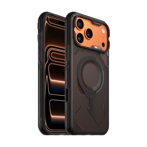 Aulumu A17 iPhone 17 Pro Case | MagSafe Compatible | Touch-Sensitive Buttons | Integrated Drop Protection | Military-Grade Outdoor Design Black - size: iPhone 17 Pro