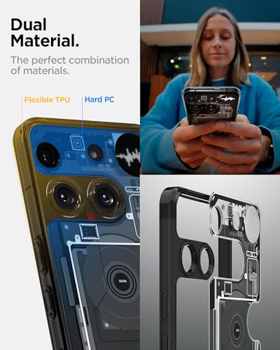 Spigen Ultra Hybrid Designed for Nothing Phone 3 Case (2025) [Anti-Yellowing] - Zero One - color: Zero One, size: Nothing Phone (3)