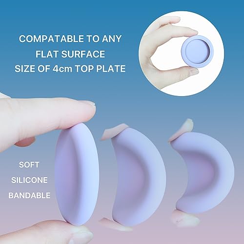 GRIPONG Cute Soft Silicone Cover Expandable Collapsible Mobile Phone Grip Stand Holder for Smartphone Tablet Cell Phone Accessory (White) - color: White