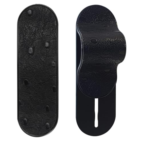 MULTI BAND Original Phone Grip, Secure Hand Strap Holder, Slim Fashionable Finger Loop Selfie Grip, Phone Stand Compatible with Most Smartphones - color: Ostrich Black
