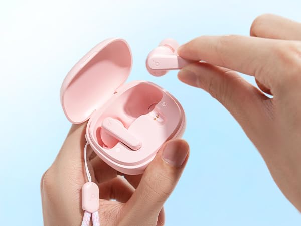 Soundcore by Anker P20i True Wireless Earbuds, with Big Bass, 30H Playtime - color: Pink