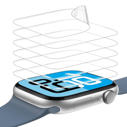 JULK [6-Pack] For Apple Watch Screen Protector 44mm Series SE3/SE2/SE/6/5/4 - size: Series SE-3/SE-2/SE/6/5/4 44mm