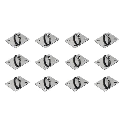 12Pcs Phone Charm Hook Adhesive (Black, Square Shaped) - style: Square Shaped, Black
