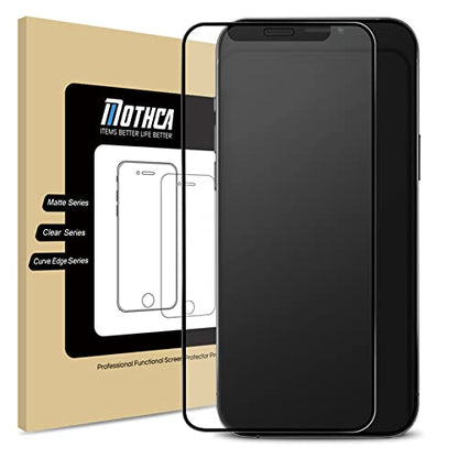 Mothca Matte Glass Screen Protector for iPhone 12 Pro Max 6.7-Inch 2020, Anti-Glare & Anti-Fingerprint, Full Coverage 9H Hardness Tempered Glass Film - size: iPhone 12 Pro Max-6.7 Inch